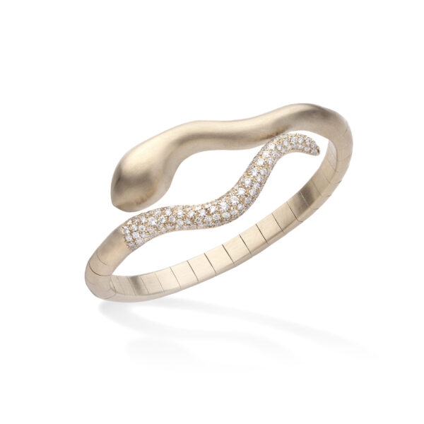 Diamond tailed Serpent Bracelet